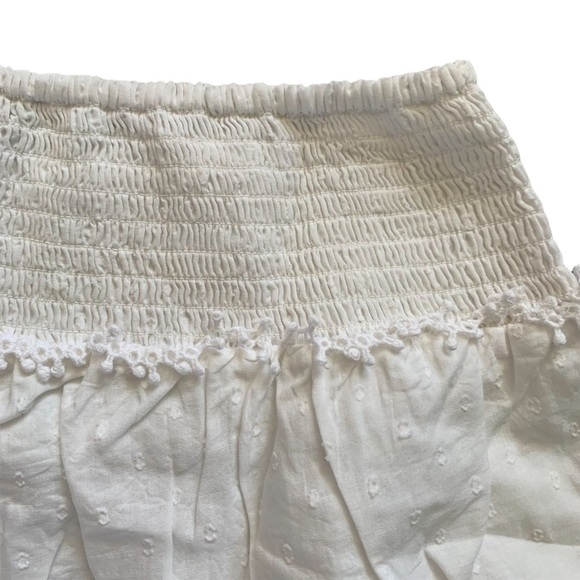 MODAPOSA NWT Catania White 100% Cotton Shorts with Ribbon Details Size Medium - Picture 5 of 12